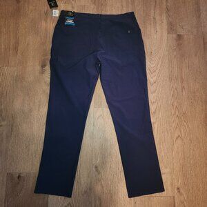 BNWT PGA Navy Blue Performance Golf Trousers – Moisture Wicking – 36x32
